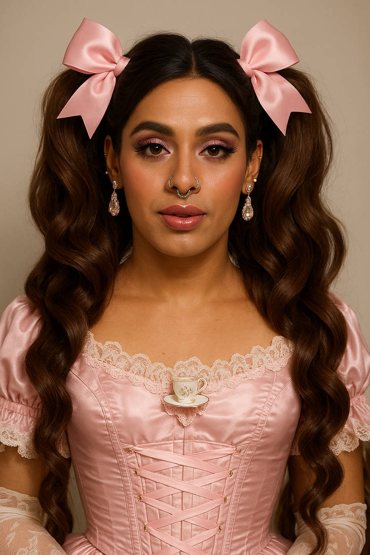 Rococo Glamour in Pink Elegance by jensissy on DeviantArt