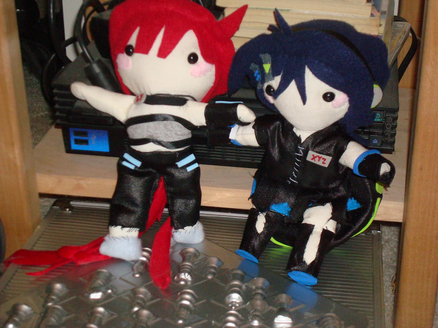 Chi and Ai plushies