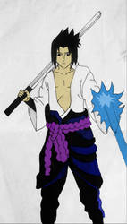 Sasuke Uchiha Colored