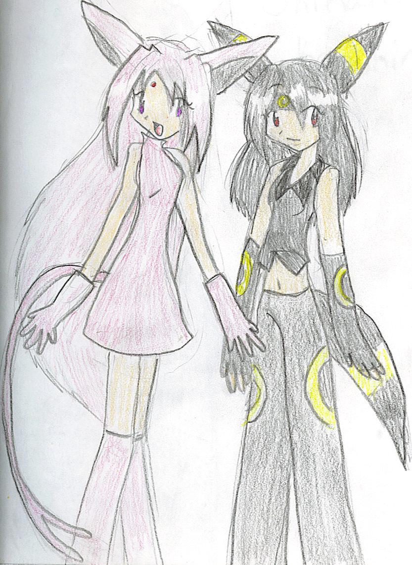 Espeon and umbreon