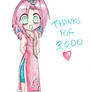 Thanks for 3,000