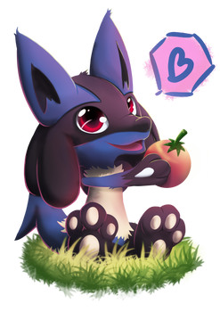 Lucario Wants to Share - Draw this again