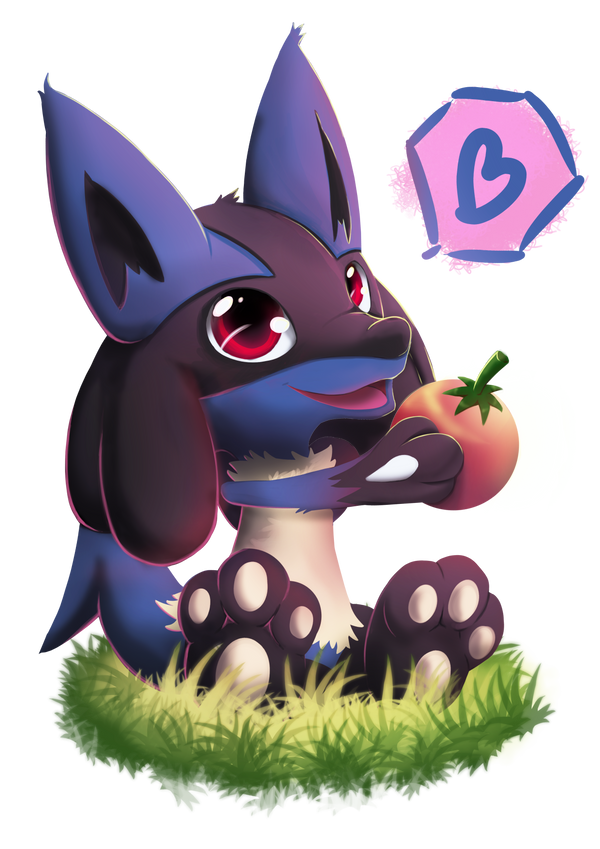 Lucario Wants to Share - Draw this again