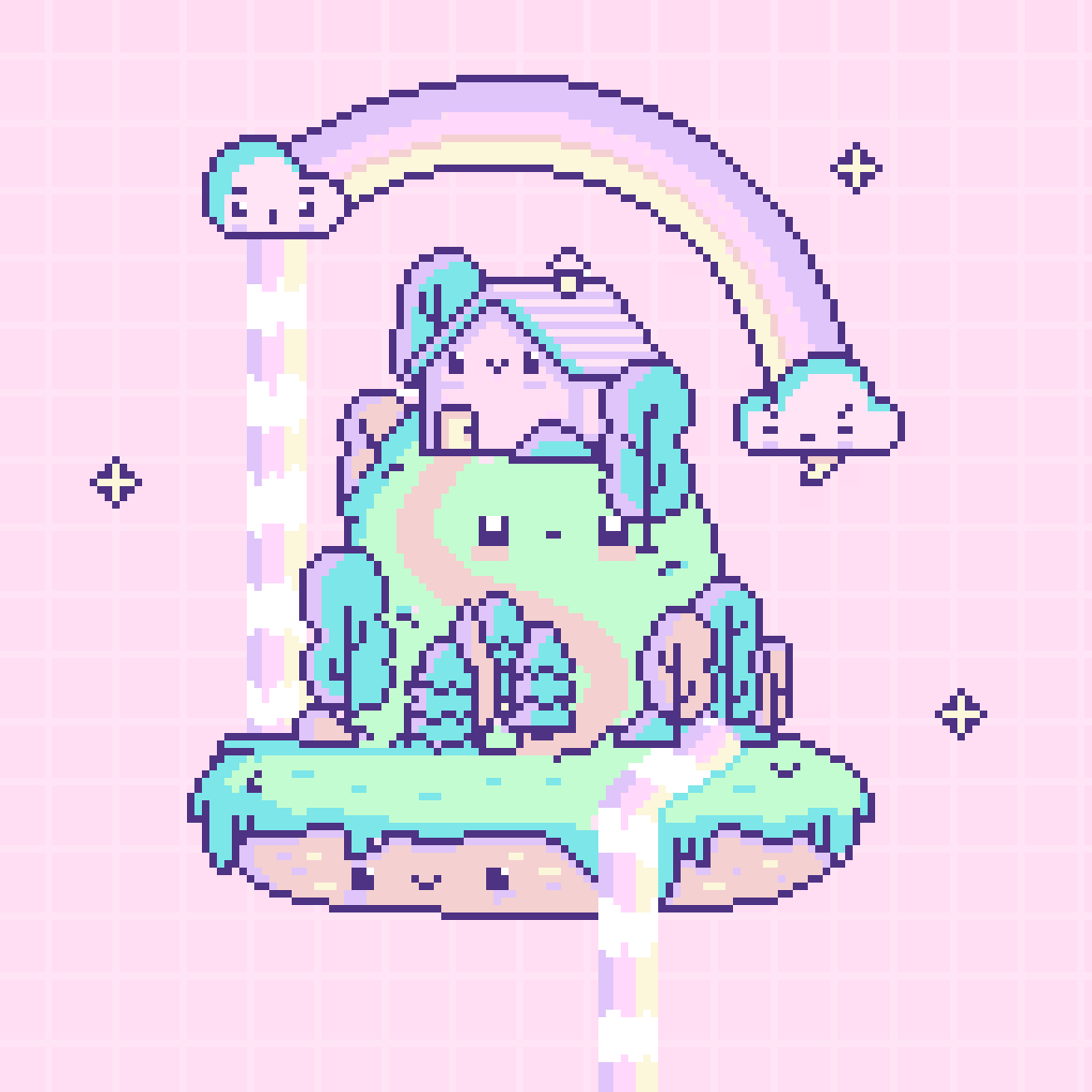 Pixel art I made for a DrawThisInYourStyle by camilaxiao on DeviantArt