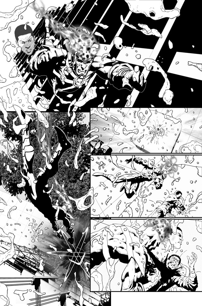 Brightest Day 6 page 5 inks...