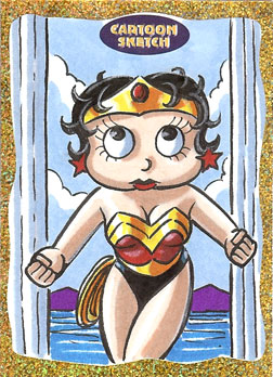 Betty Boop Sketch Card