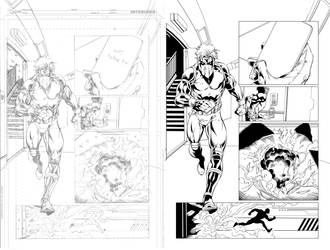 Grifter #13 page 11 inks...