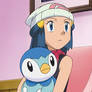 Dawn and Piplup