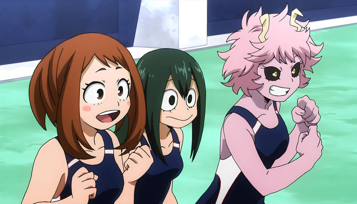 Uraraka Ochako Tsuyu Asui And Mina Ashido By Pokearceus On DeviantArt uraraka-ochako-tsuyu-asui-and-mina-ashido-by-pokearceus-on-deviantart