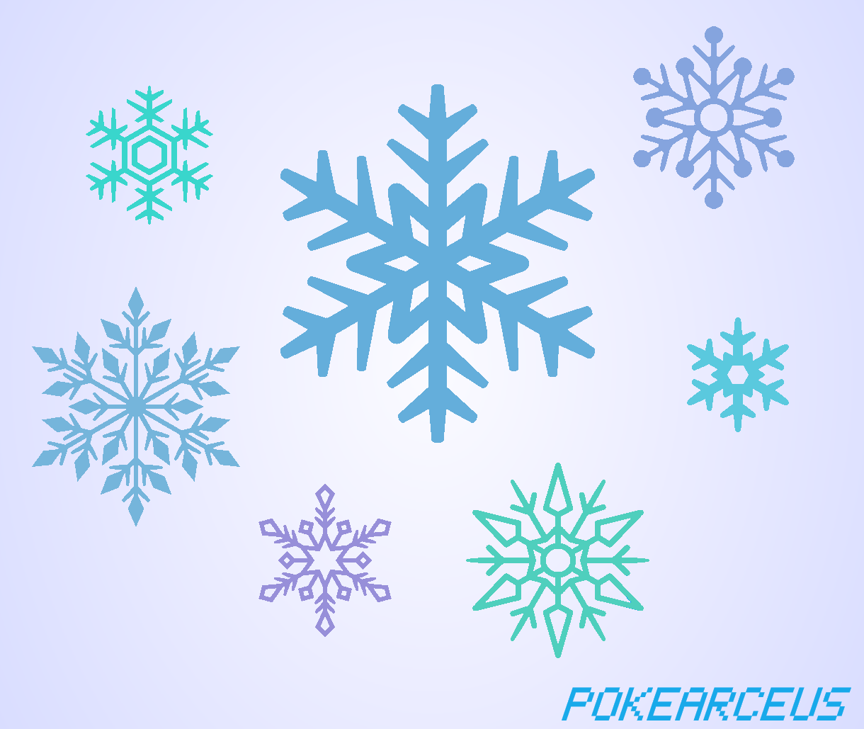 Snowflakes by Pokearceus on DeviantArt