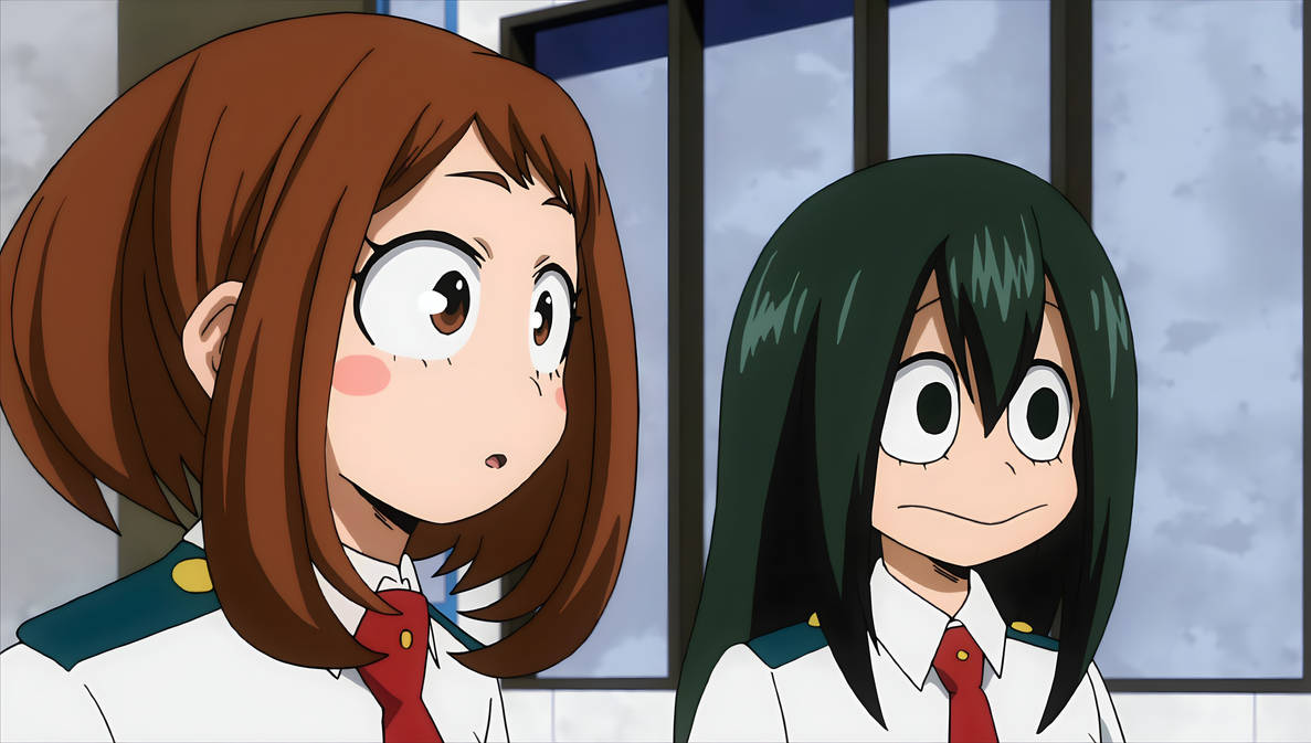 Uraraka Ochako And Tsuyu Asui By Pokearceus On DeviantArt uraraka-ochako-and-tsuyu-asui-by-pokearceus-on-deviantart