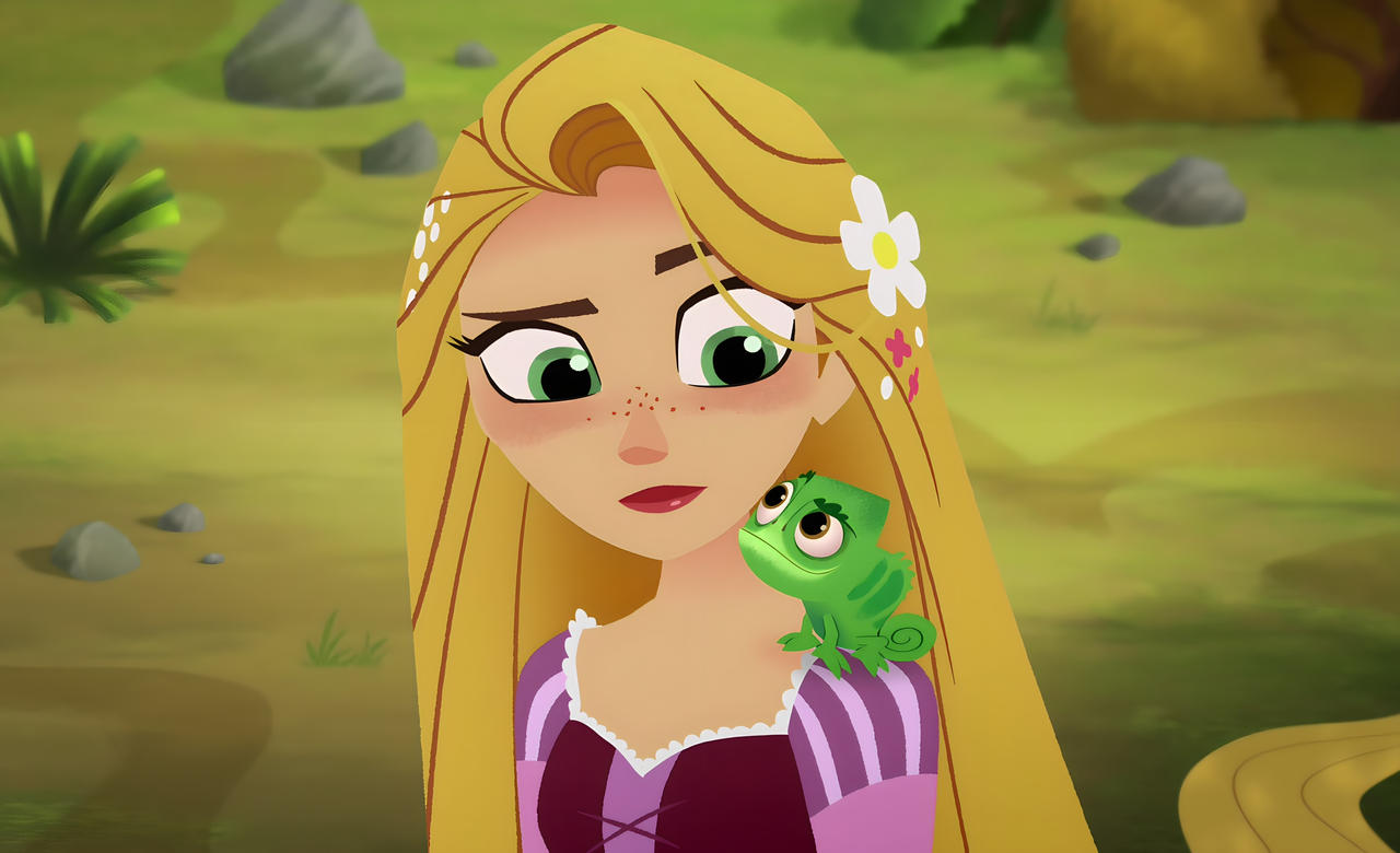 Rapunzel and Pascal by Pokearceus on DeviantArt