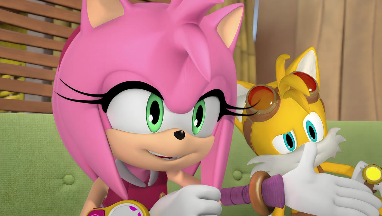Rose Tails Amy Rose and Tails by Pokearceus on DeviantArt