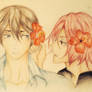 Nanase and Matsuoka (Drawing by Ruu)