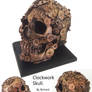 steampunk cogs skull