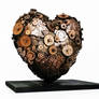 clockwork heart sculpture