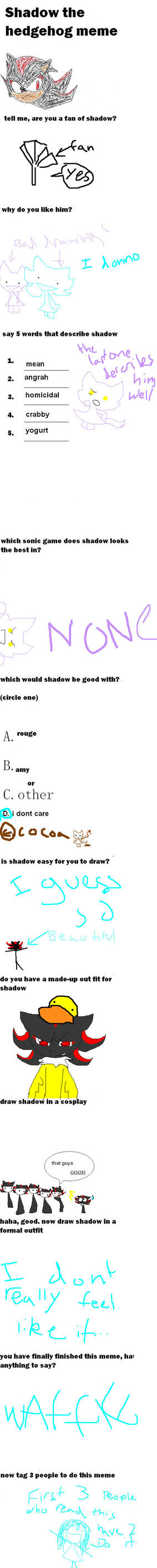 shadow meme by Laurel-the-hedgehog on DeviantArt