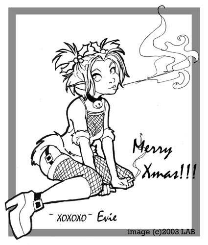 Evie says Merry XMas