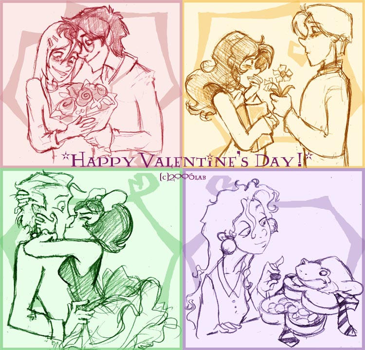 Hogwarts Valentine - HP by lberghol on DeviantArt
