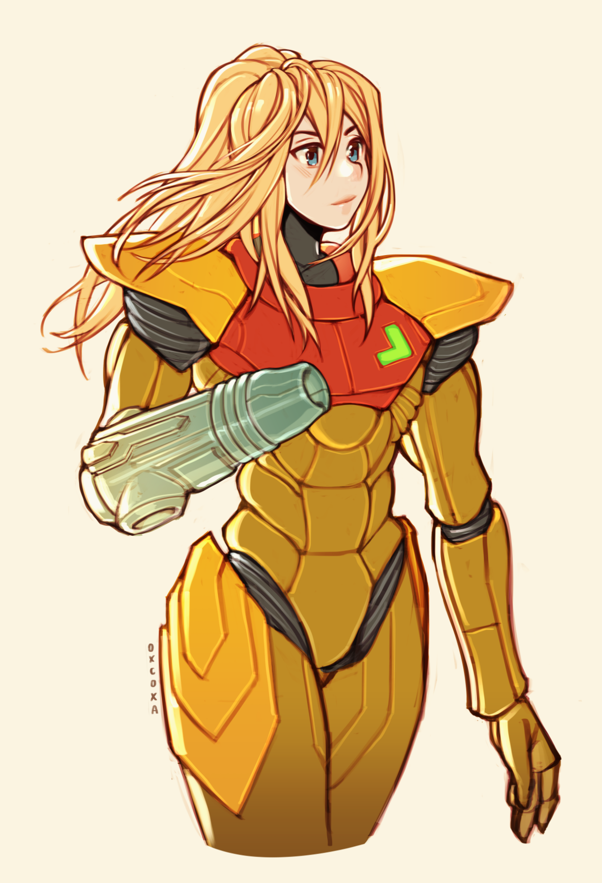 Samus: Power Suit 2 by oxcoxa on DeviantArt