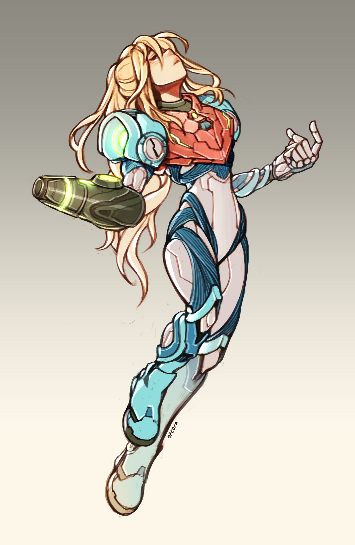 Metroid Dread: Fusion Suit Samus