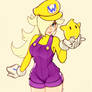 Rosalina in Wario's Outfit