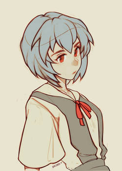Rei Ayanami, school uniform