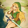 Zelda as Link