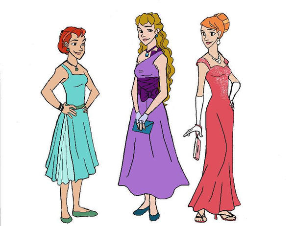 CotT Prom -- girls colored-in