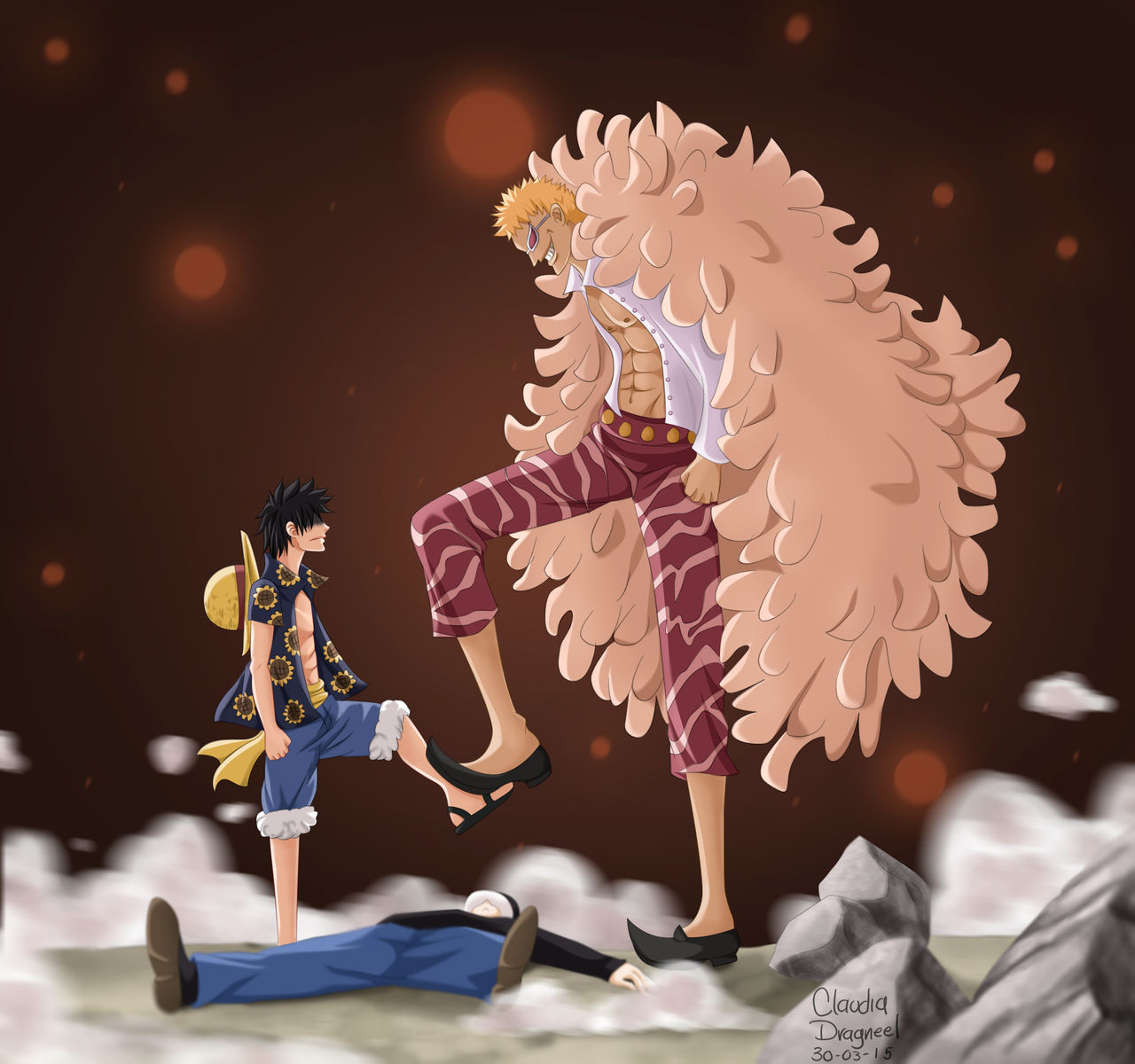 Doflamingo  Anime, One piece, Luffy