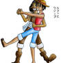 OP Luffy and Usopp dance