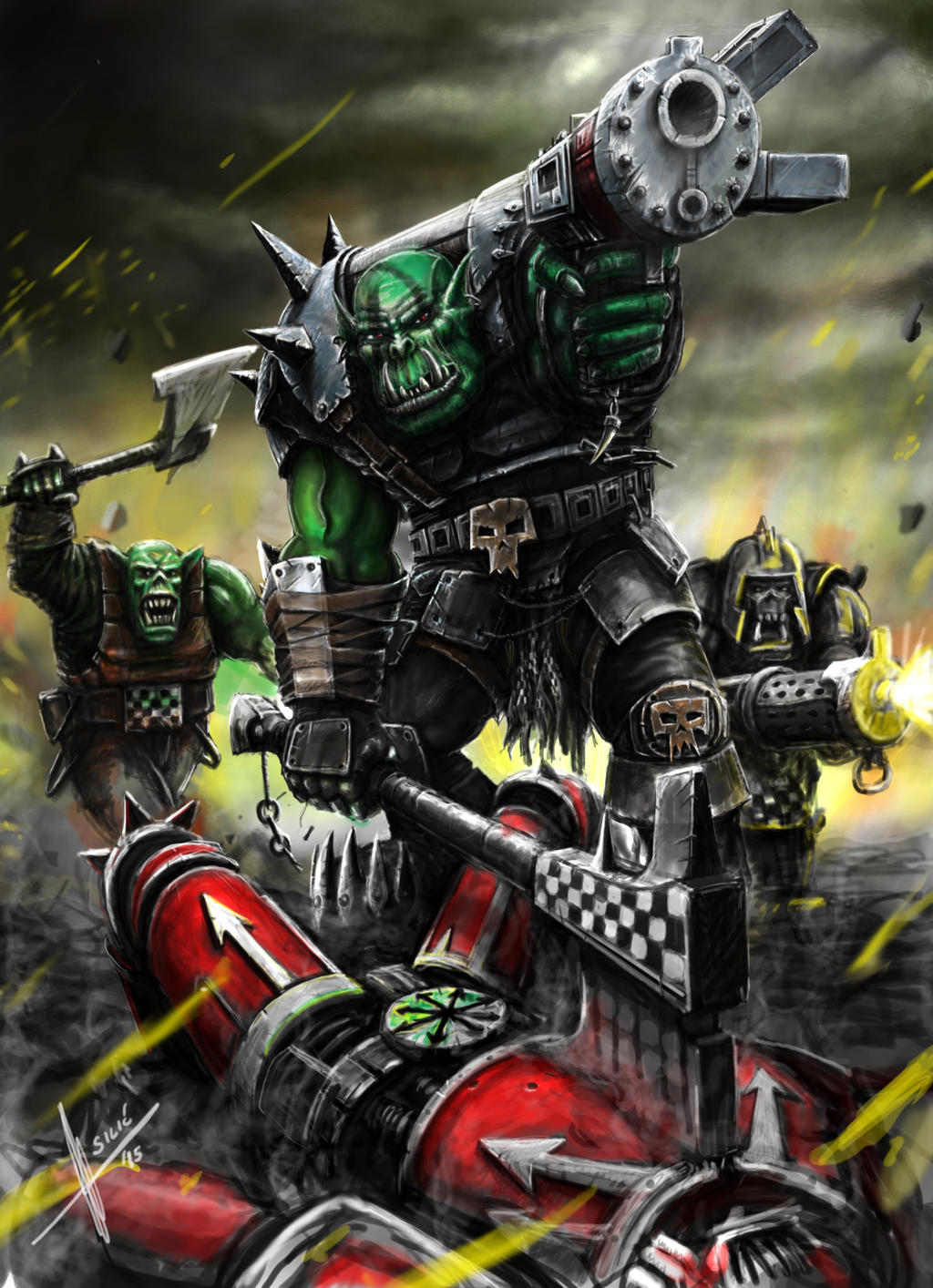 Орки хаоса Warhammer 40000