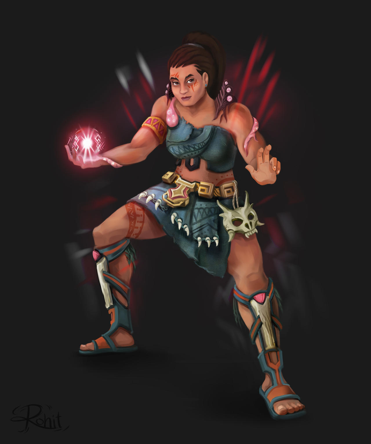 Human alien hybrid character design by Rohit98art on DeviantArt