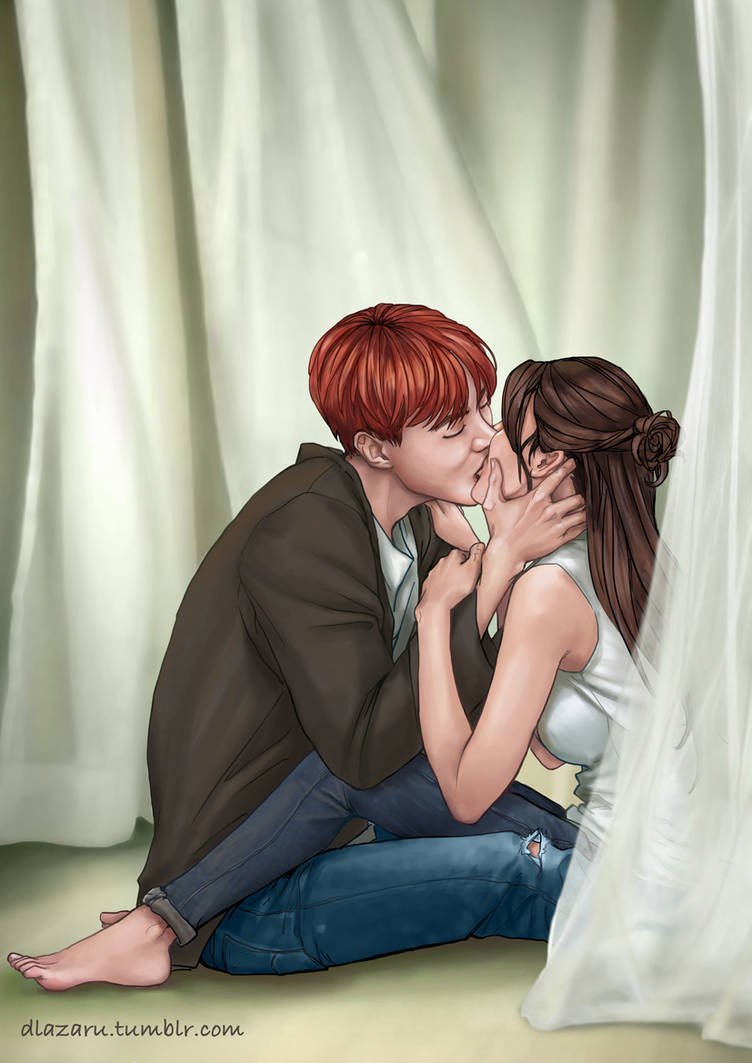 Реакция на male т и wattpad. Dlazaru BTS fanart поцелуй. Джин и девушка БТС арт. Чон Хосок с девушкой арт. Хосок и т/и.