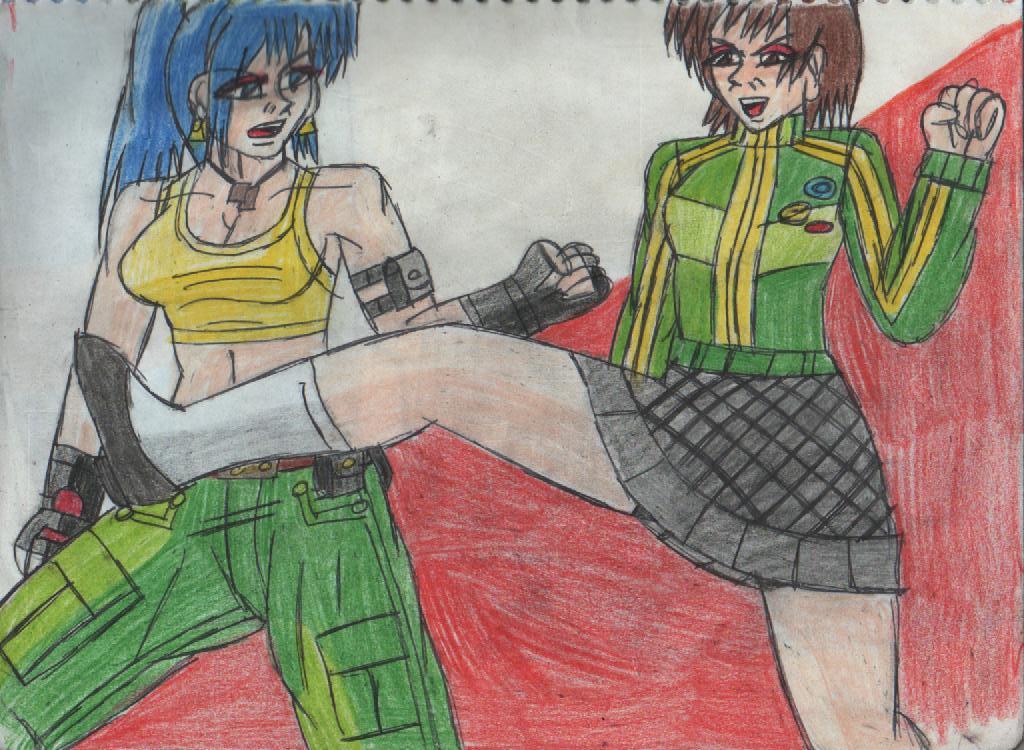 Leona Heidern vs Chie Satonaka