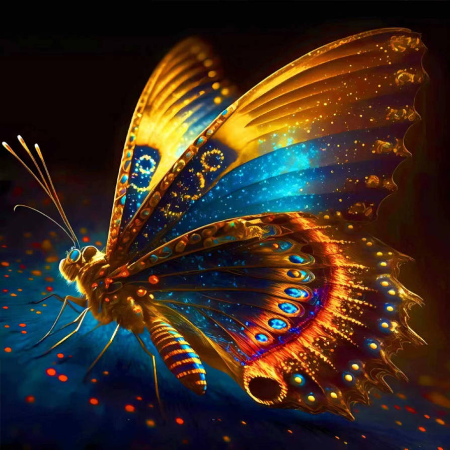 Golden Rayed Butterfly Golden butterfly #2 by demon-ving on DeviantArt