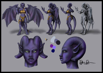 Gargoyle Character design by Drsusredfish