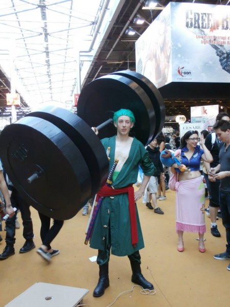 Roronoa Zoro Cosplay With A Big Dumbbell By Roronoa51 On Deviantart