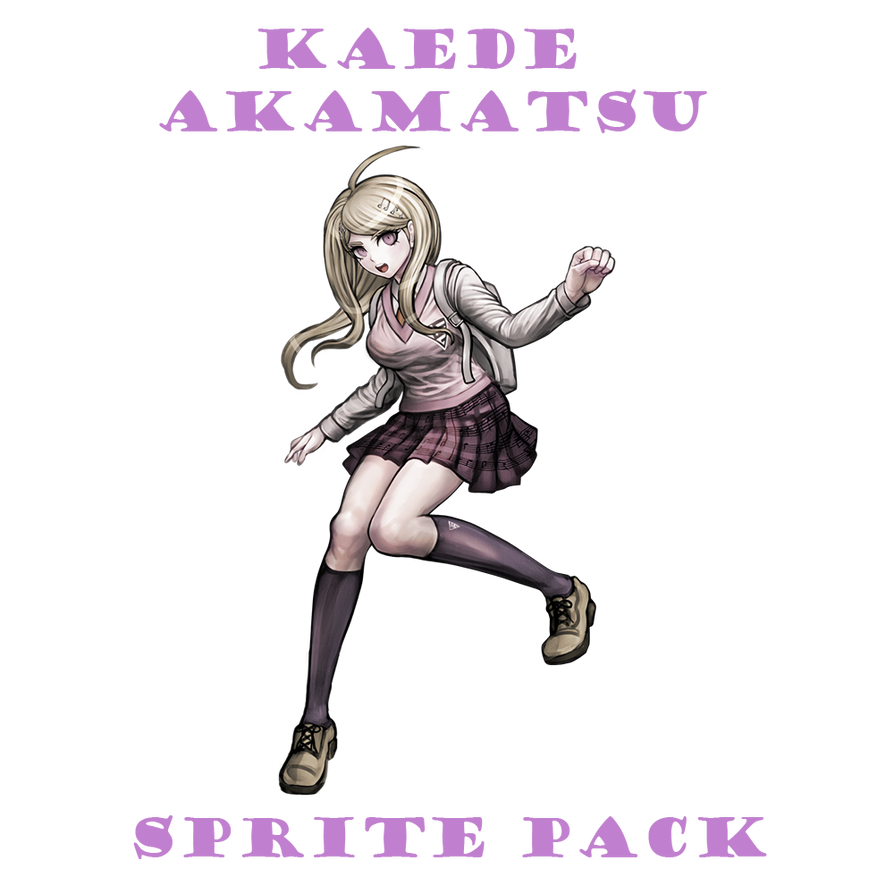 Kaede Akamatsu Sprite Pack! (Read Description!) by Larsa21 on DeviantArt