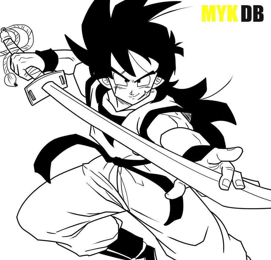 Yamcha swordman Dragon Ball Z Saiyan Saga by MykDB on DeviantArt