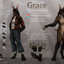 Reference for my furrysona - brown hare Grace