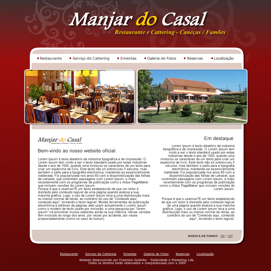 restaurante web