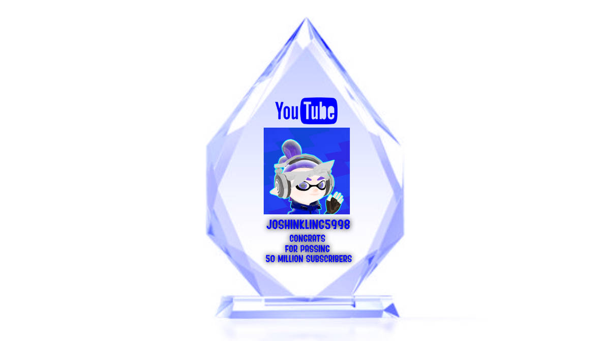 My New 50 million play button V2 by JoshInkling on DeviantArt