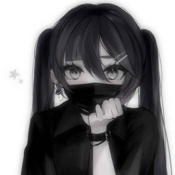 Download Emo Anime Girl Dark Profile Picture