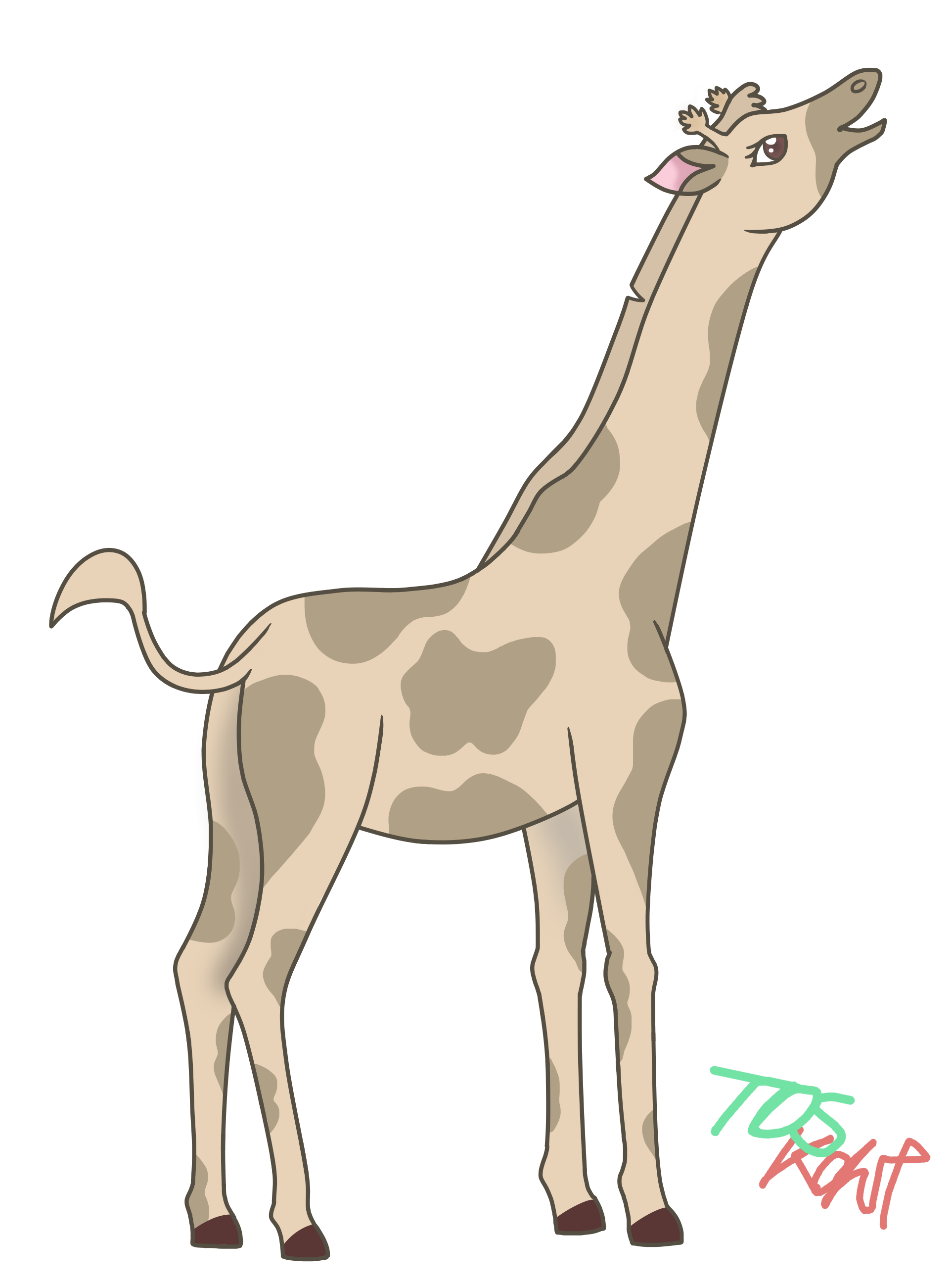 Commission: Milk coffee giraffe by JungleWildebeest on DeviantArt