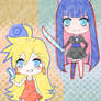 Panty and Stocking keychains