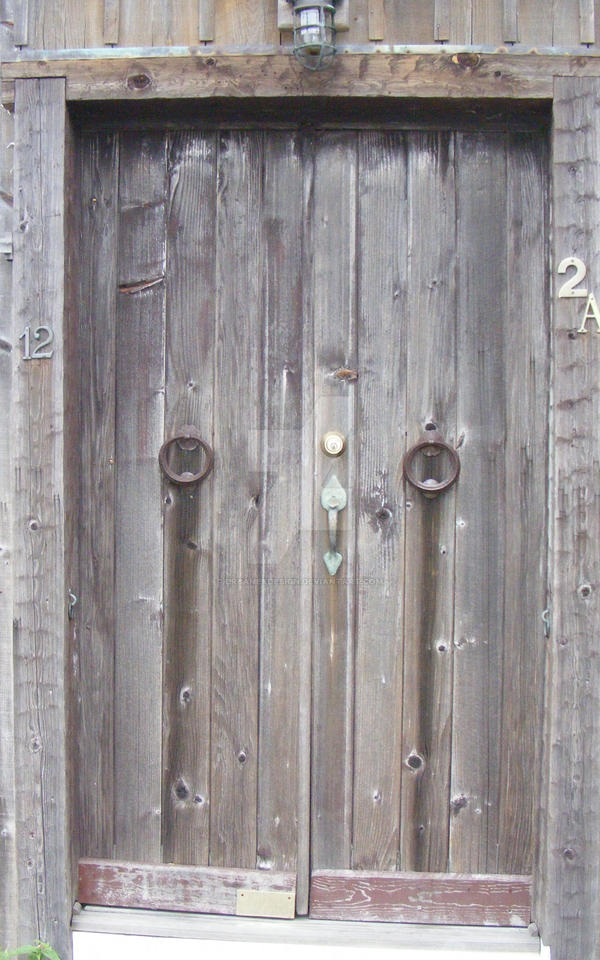 Weathered door of Rockport