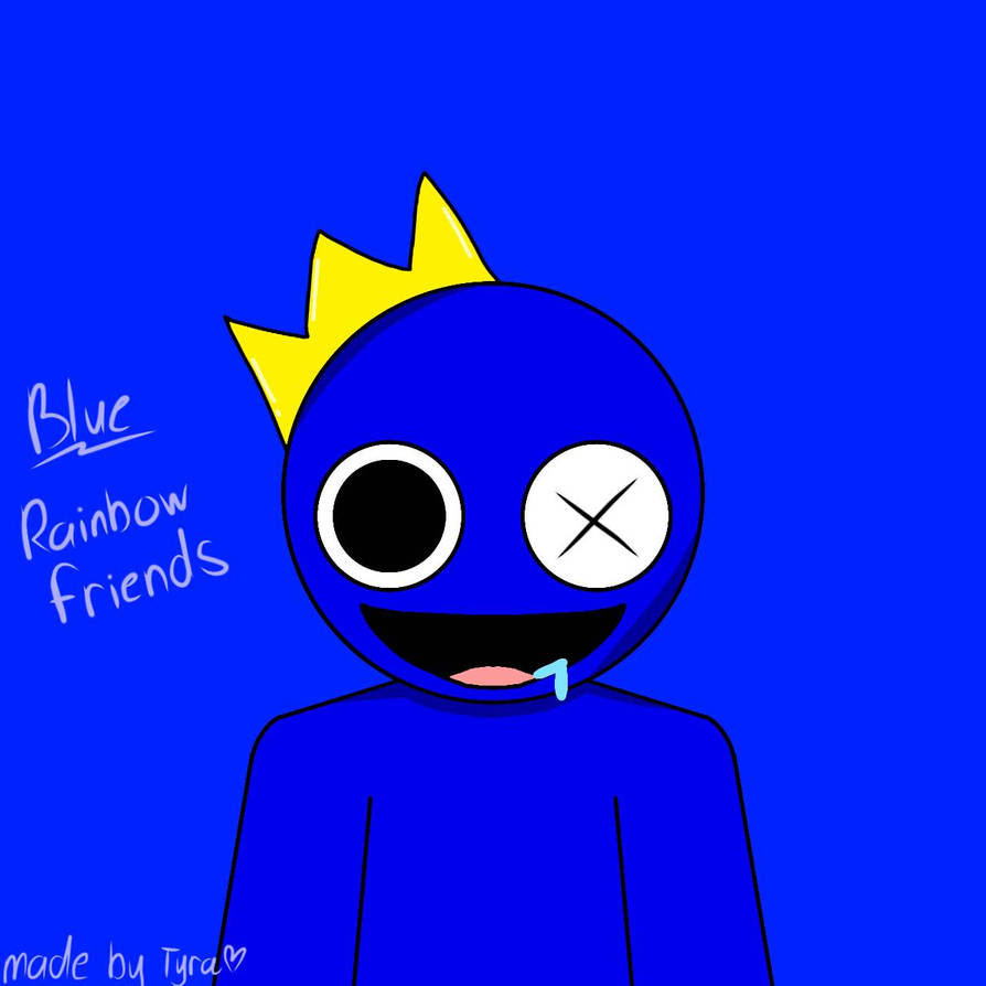 Check out this Rainbow Friends fanart I did out of Blue ! 👑💙✨️ As yo