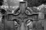 Spider Web on Gravestone by Slinkyfink