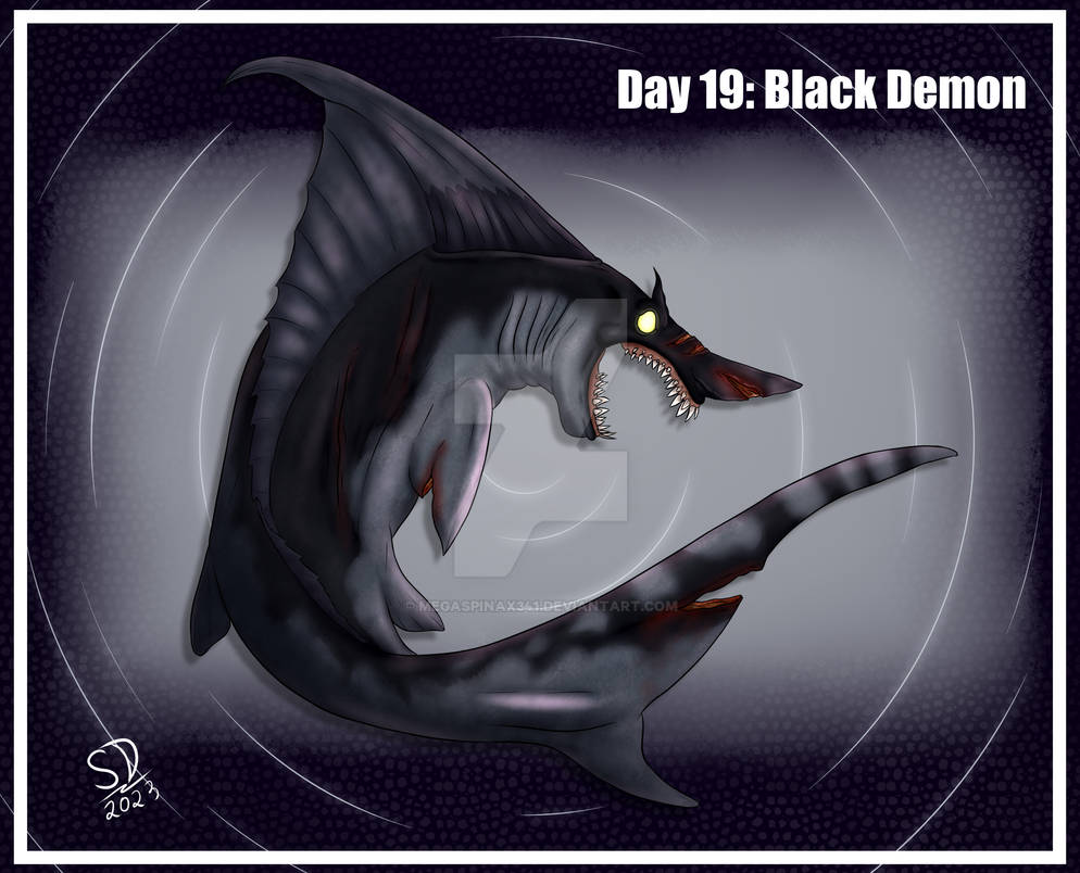 Kaijune2023: Day 19-BlackDemon by MegaSpinax341 on DeviantArt
